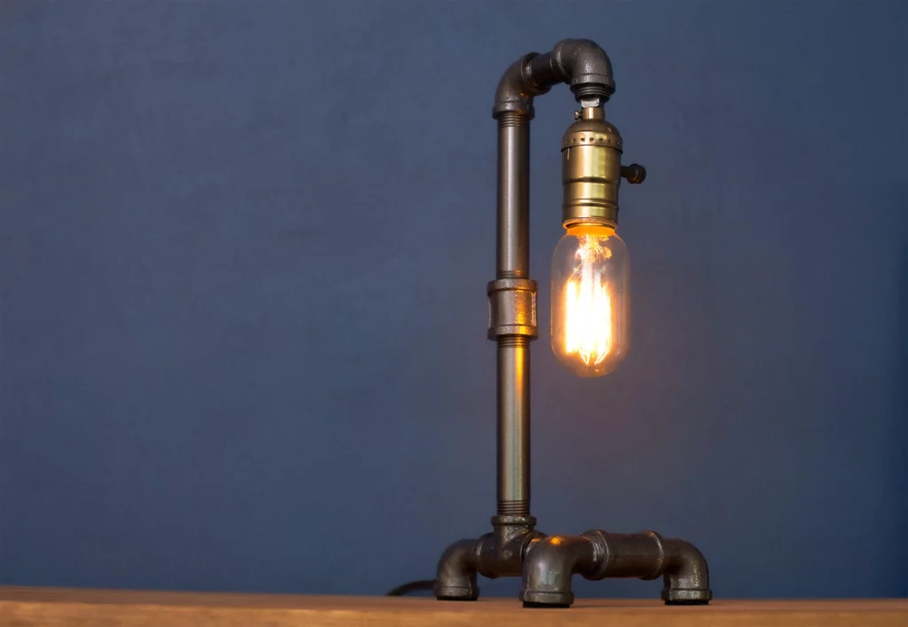 Lampada in stile industial e consigli di arredamento